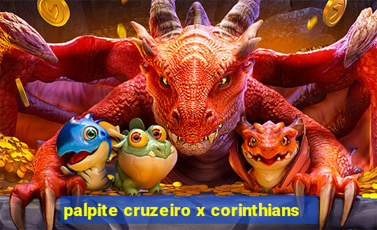 palpite cruzeiro x corinthians